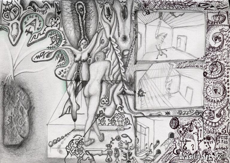 wasilij.art - Pleasure: Beobachter - Vorskizze