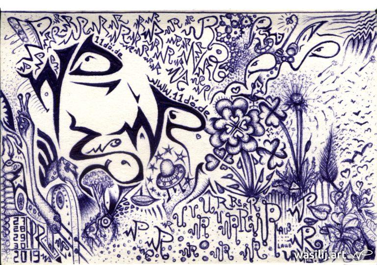 wasilij.art - Woody Allen im Urlaub