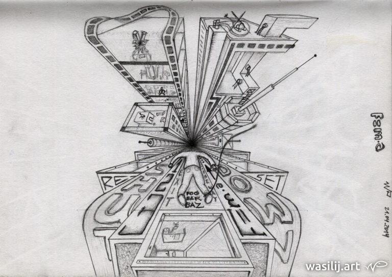 wasilij.art - F=m*a - Zeichnung