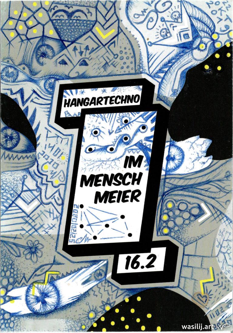wasilij.art - Flyer - Hangartechno