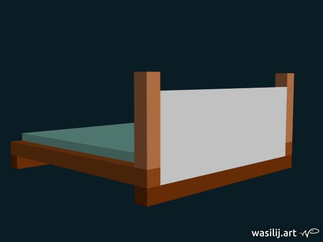 wasilij.art - 3D - Bett