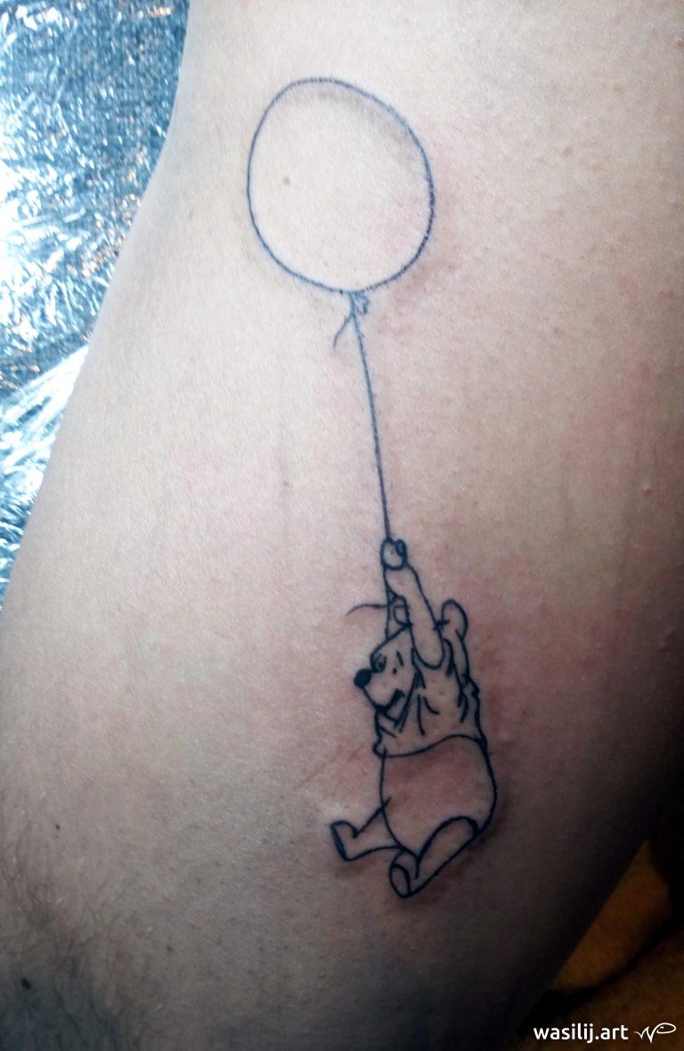 wasilij.art - Tattoo - James - Winnie The Puh