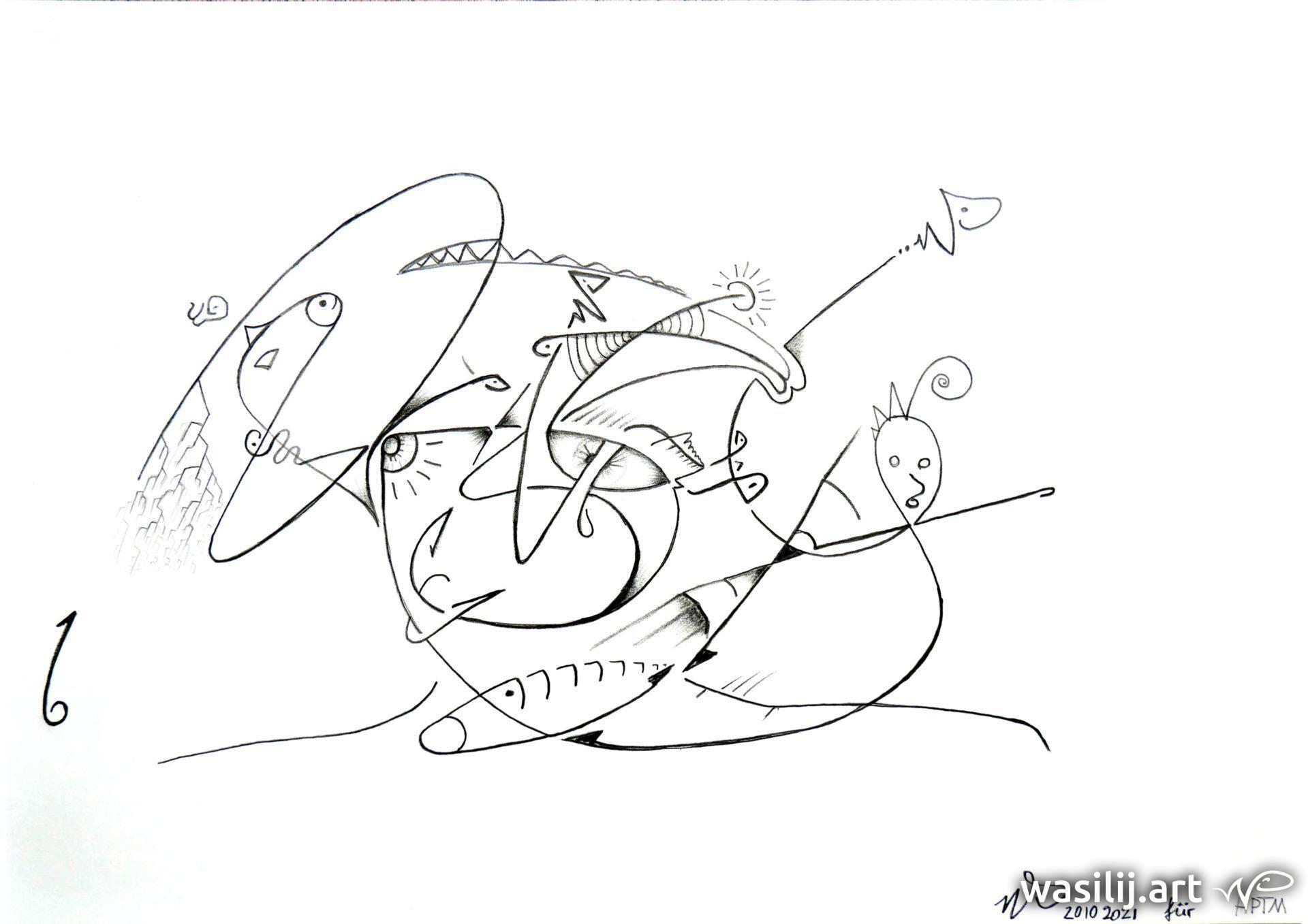 wasilij.art - LiveArt für Tino (Zeichnung)