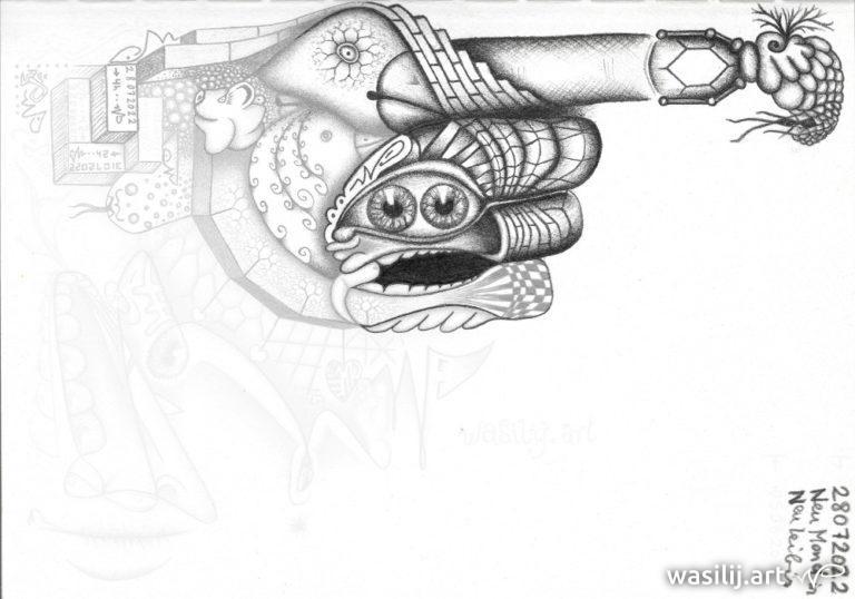 wasilij.art - Neumond in Neu-Leibis (Zeichnung) - Animation - Vorschaubild
